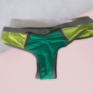 Blue LIfe made in sunny California cheeky bikini